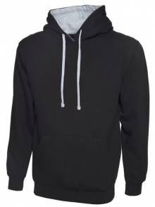 Uneek Contrast Hooded Sweatshirt - UC507Q