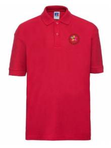 Children's Classic Polycotton Classic Red Polo - UC103