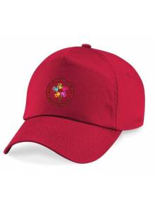 AJ864(2) - 5 Panel Classic Red Cap - B10