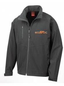 EO - Black Mens Base Layer Softshell Jacket - R128M