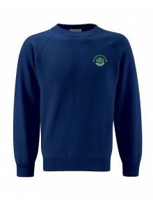 GREENFIELD- Navy Crew Neck Sweatshirt PSR