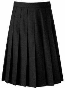 Black Pleat Skirt
