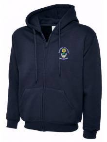 LB - Navy Full Zip Hoodie - UC504