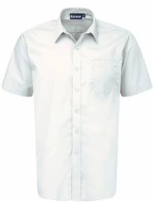 White Short Sleeve Boys Shirt Twin Pack