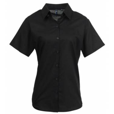 Premier Women's Signature Oxford Short Sleeve Blouse - PR336Q