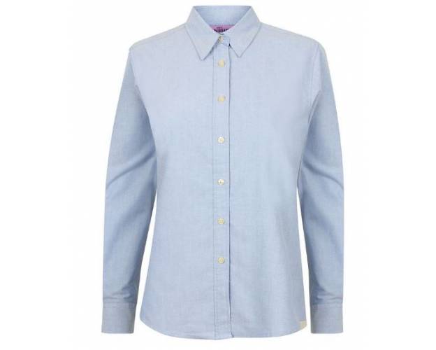 Henbury Women's Classic Long Sleeved Oxford Blouse - HB511Q