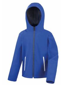 LB - Royal/Navy Hooded Softshell Jacket - R224J