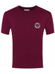 AJ333 - Burgundy T Shirt - 3TC