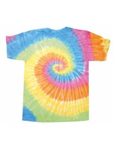Adults Colourtone Rainbow Tie Dye Shirt - TD02MQ
