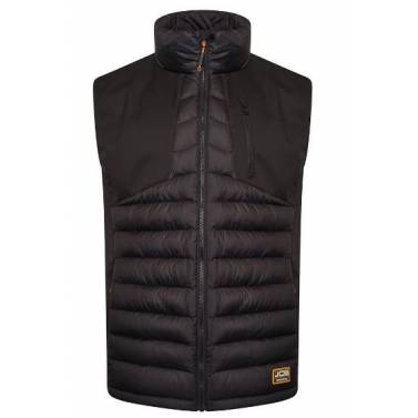 JCB Trade Black Hybrid Padded Gilet - D-MNQ
