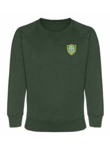 Childrens Bottle Green Sweatshirt - PSR