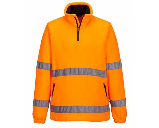 Portwest Hi-Vis 1/2 Zip Fleece - PT-F302Q