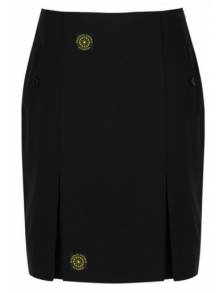 EDA - Black Senior Twin Pleat Skirt GKS