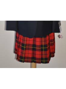 Friary - Red Pleated Skirt