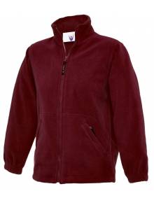 PLAIN Burgundy Polar Fleece NO LOGO UC603
