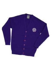 AJ954 - Rowlinson Cardigan Purple